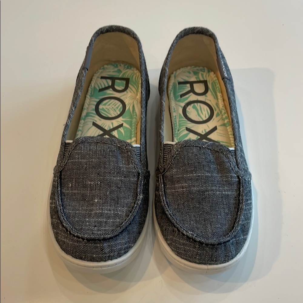 Roxy Charcoal Slip-On Shoes